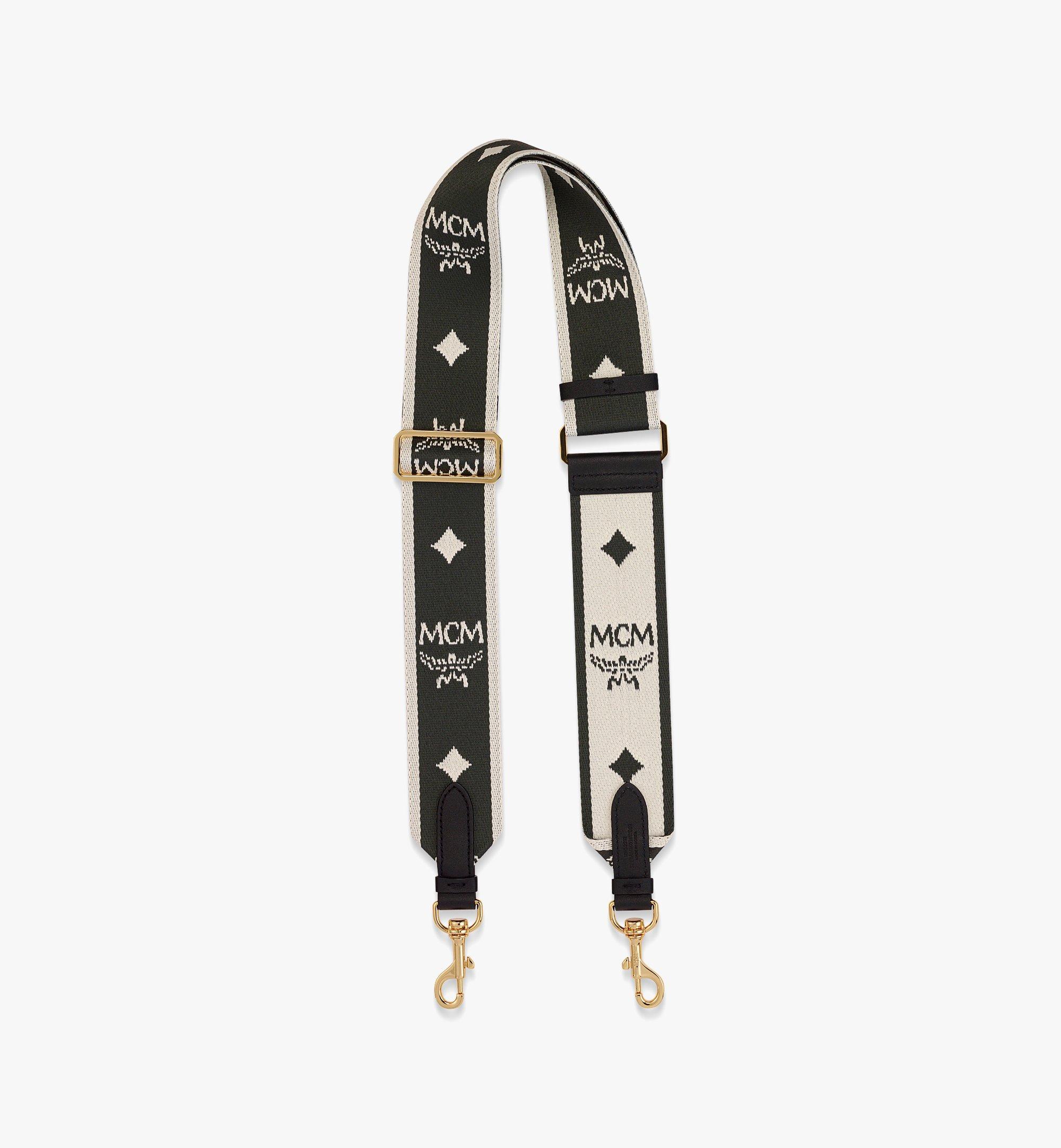 One Size Shoulder Strap in Monogram Webbing Black | MCM ®MY