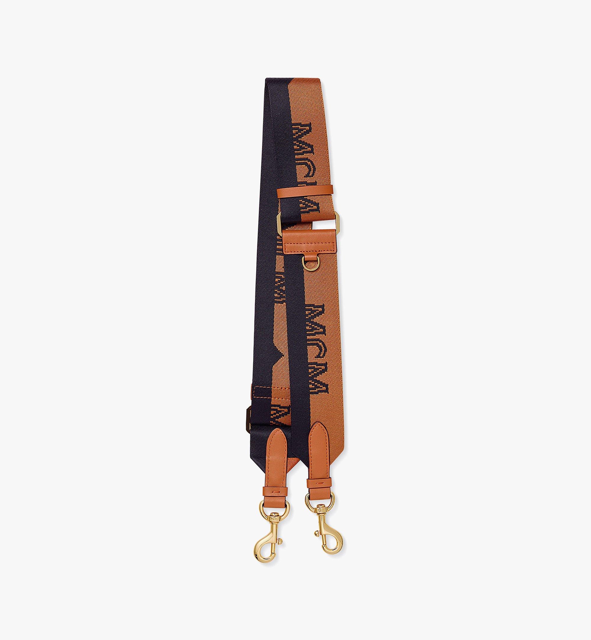 Jacquard Shoulder Strap in Half-Logo Webbing