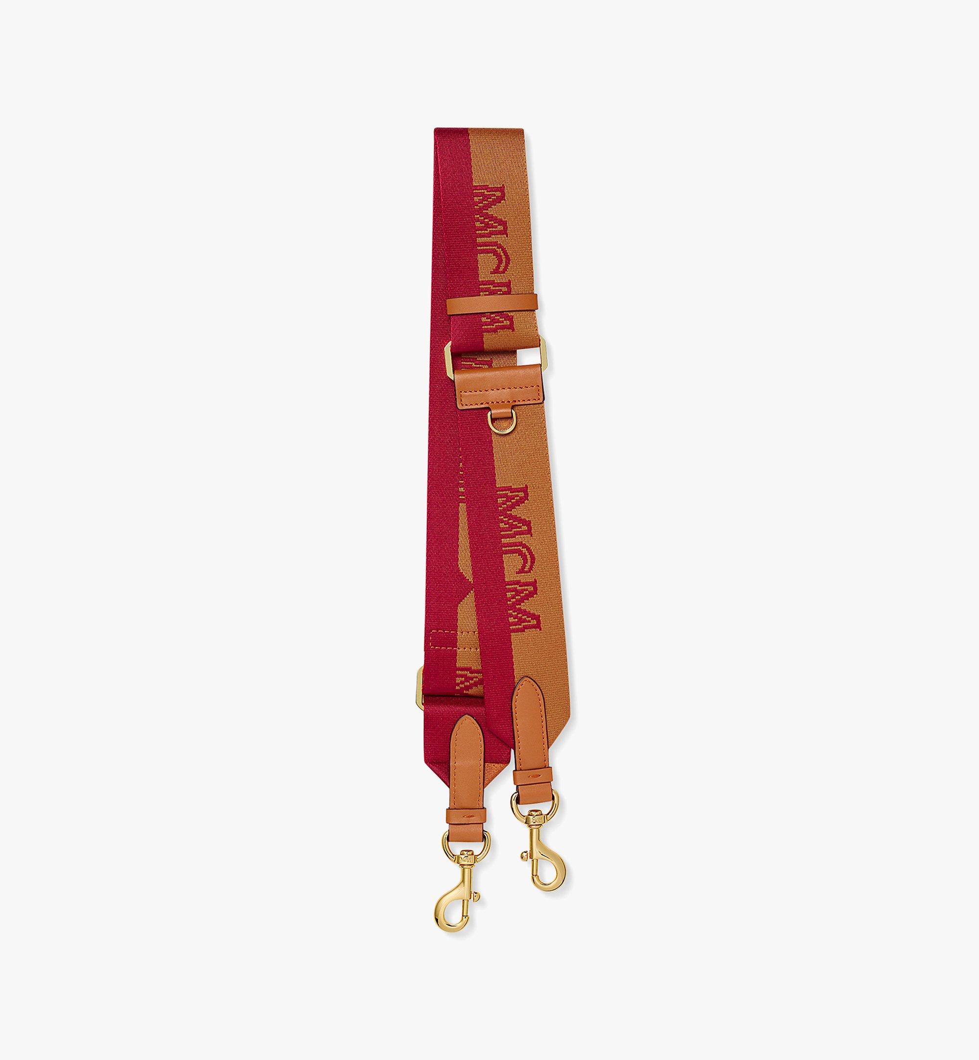 Jacquard Shoulder Strap in Half-Logo Webbing