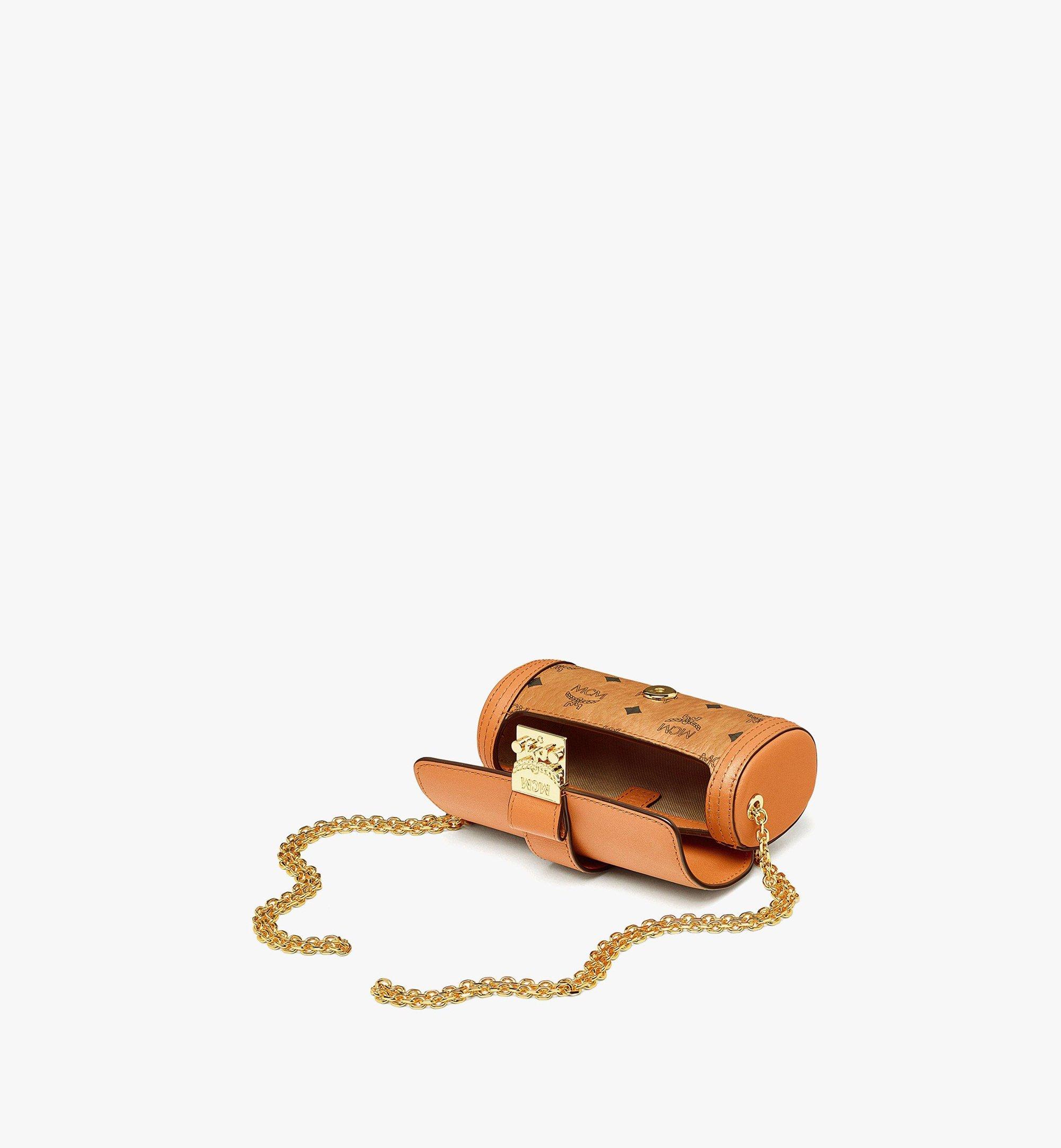 Small Tracy Flap Crossbody in Visetos Cognac