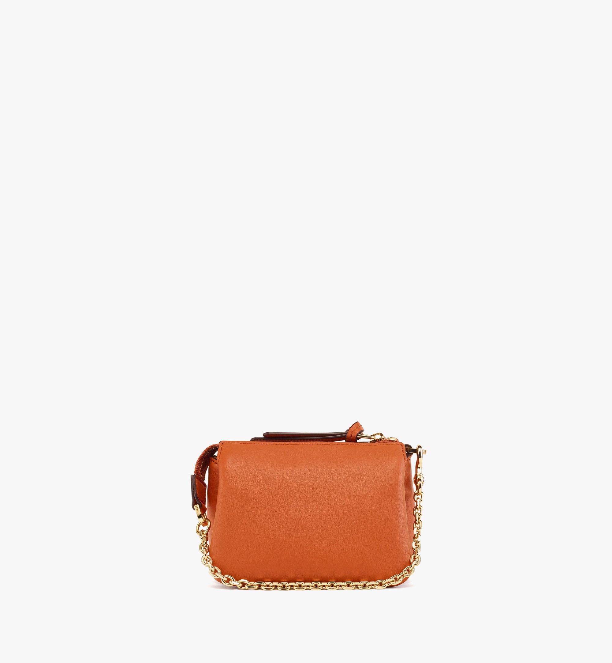 Mini Mode Travia Shoulder Bag in Spanish Calf Leather Brown | MCM ®US