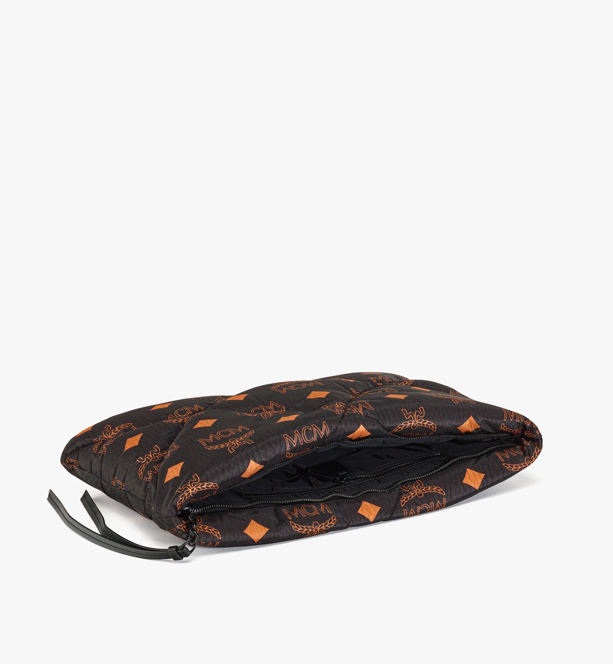 MCM Women's Aren Maxi Monogrammed Pouch