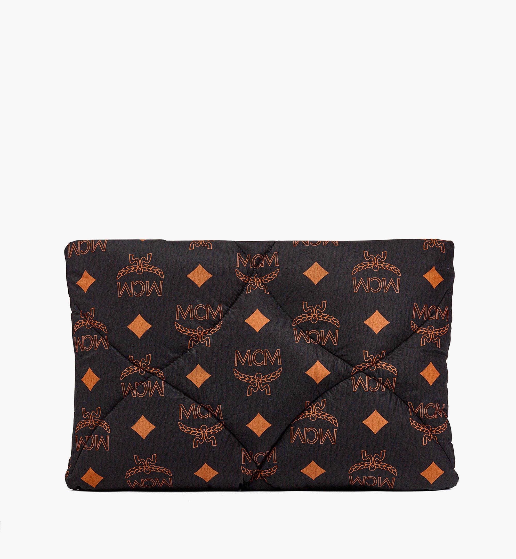 Aren Quilted Pouch in Maxi Monogram Nylon