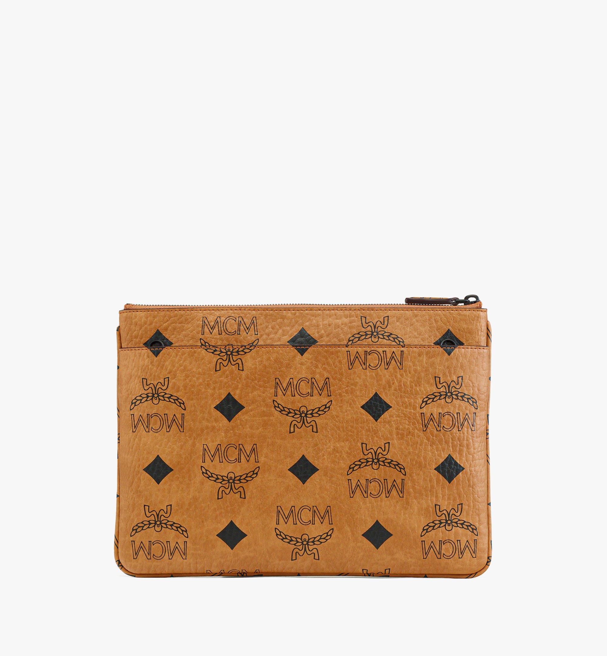 Medium Aren Crossbody Pouch in Maxi Visetos Cognac | MCM ®CA