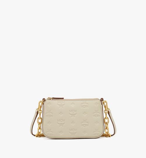 Aren Chain Pouch in Embossed Monogram Leather
