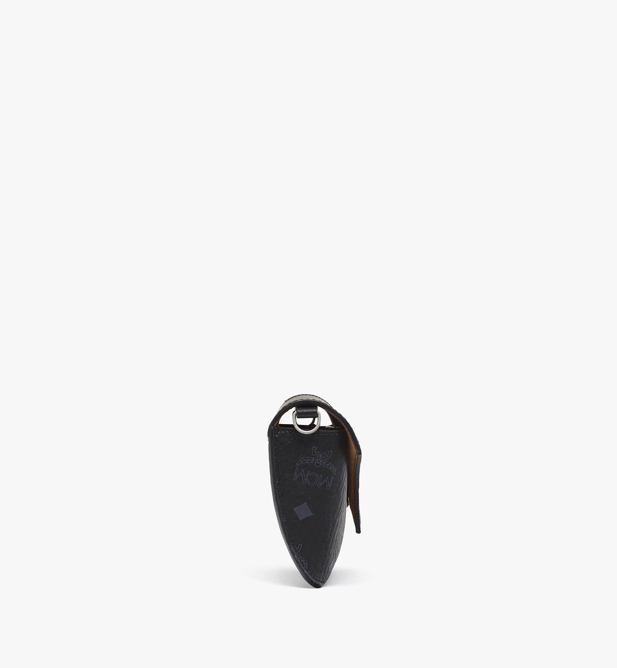 MCM Diamond Crossbody w/ AirPods Pro Charm in Visetos Black MYZEAAK04BK001 Alternate View 1