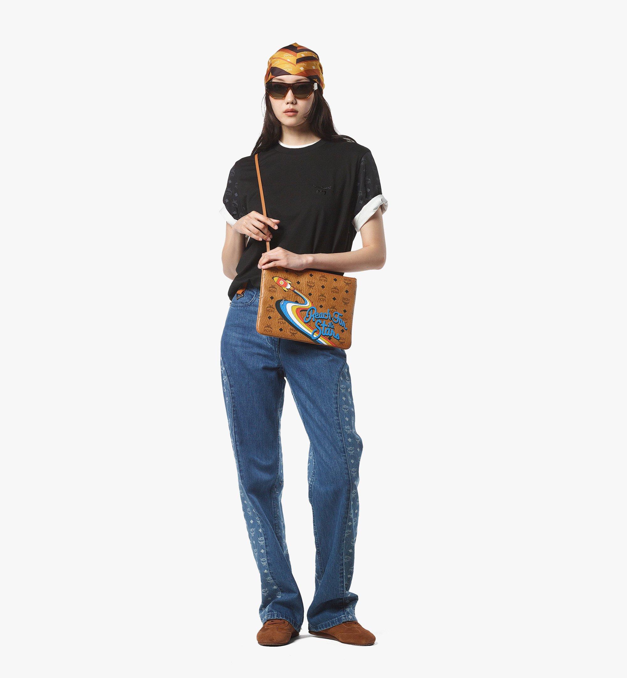 MCM Aren クロスボディポーチ - ロケット ヴィセトス Cognac MYZFATA05CO001 ほかの角度から見る 3