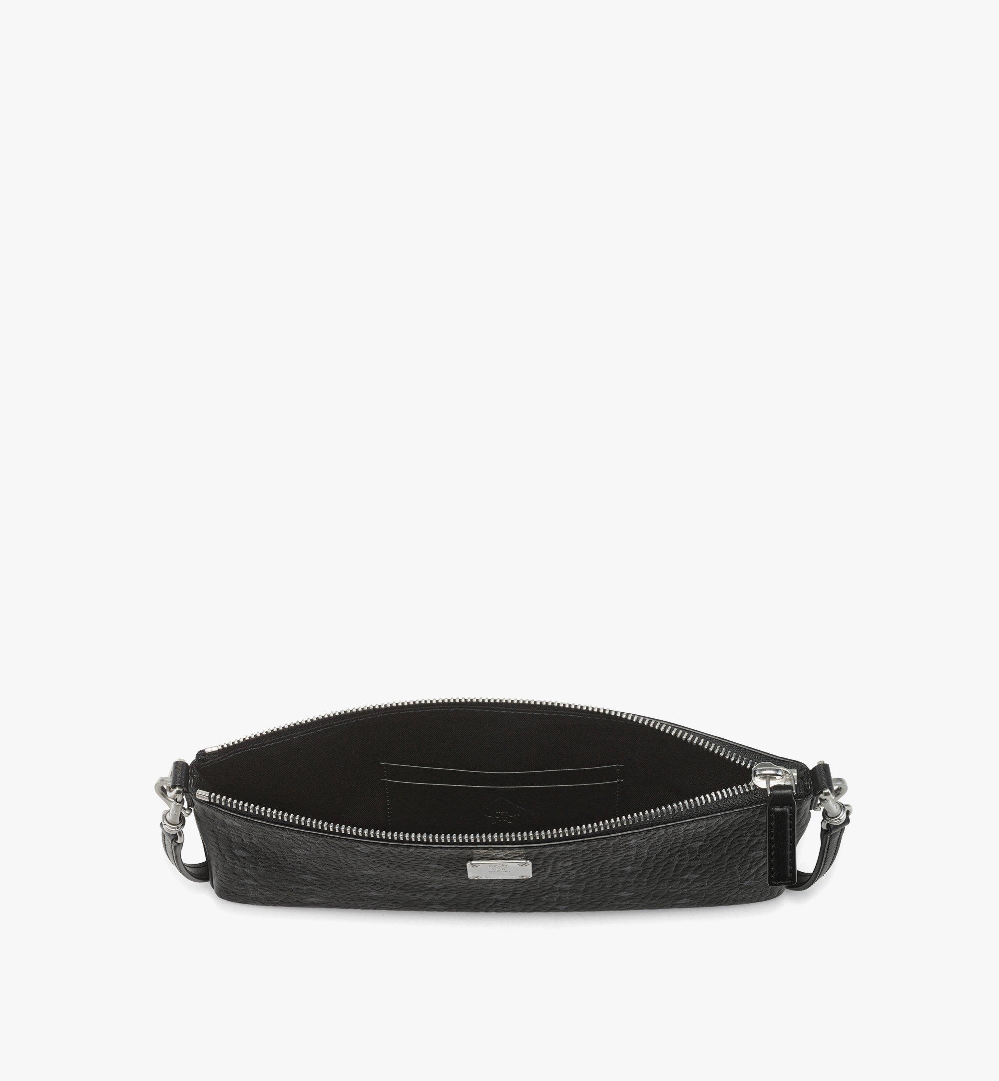MCM Aren Crossbody Pouch in Visetos Black MYZGATA01BK001 Alternate View 2