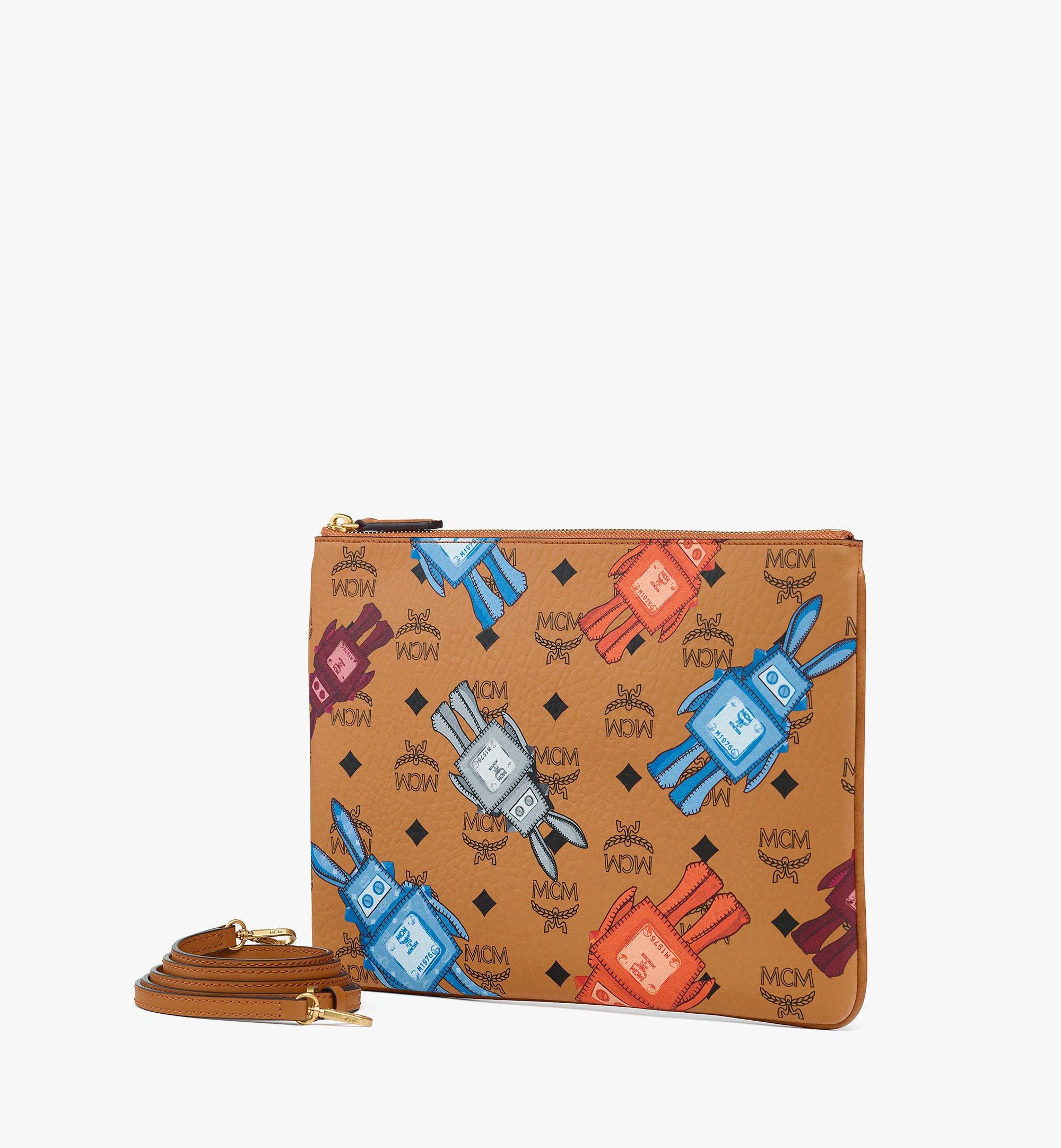 Medium Aren Crossbody Pouch in Rabot Visetos Cognac | MCM ®US