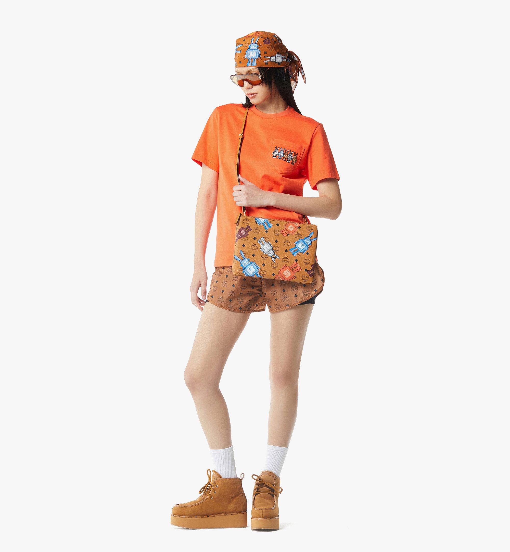 Medium Aren Crossbody Pouch in Rabot Visetos Cognac | MCM ®US