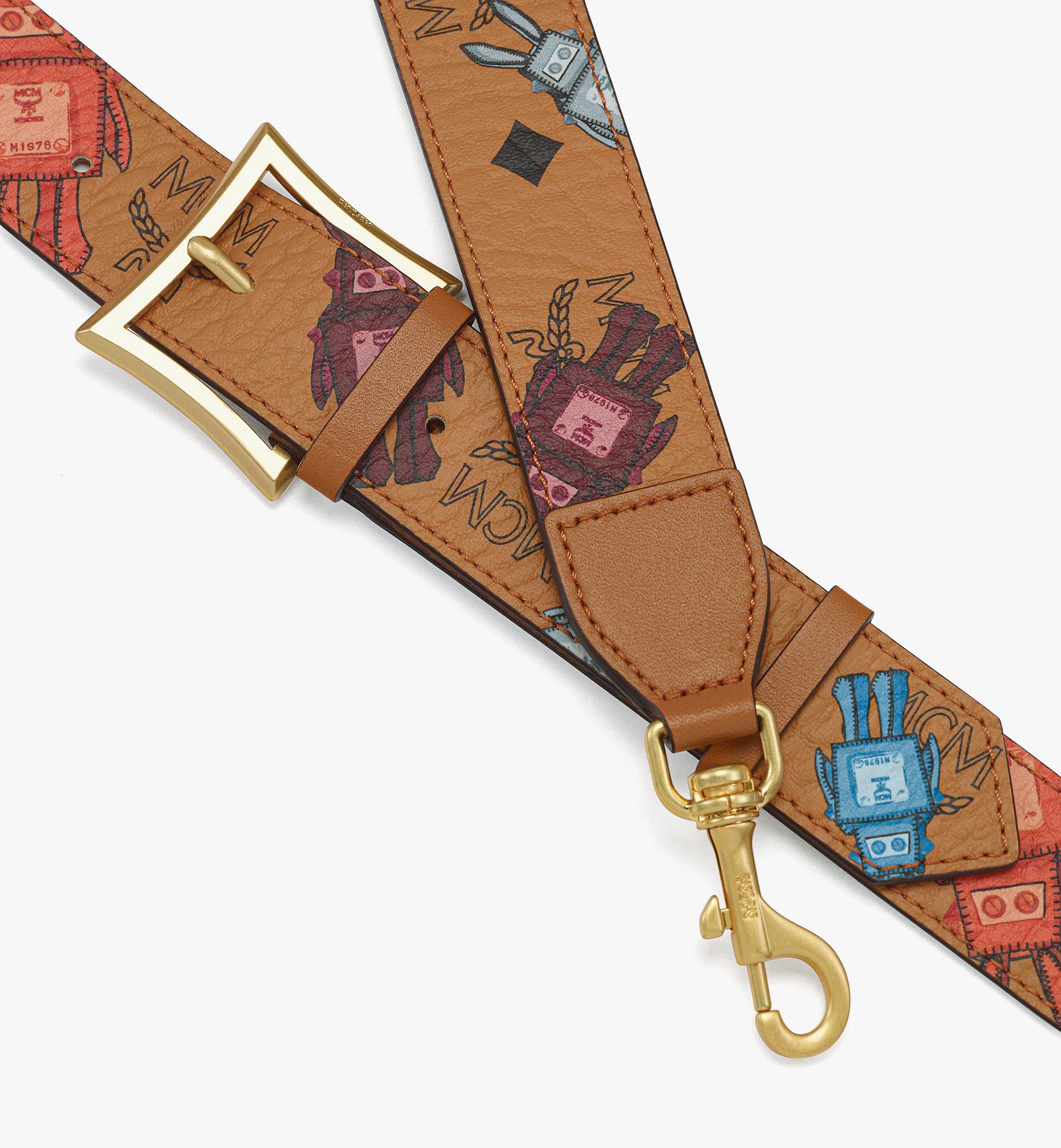 MCM Aren Shoulder Strap in Rabot Visetos Cognac MYZGSTA05CO001 Alternate View 2