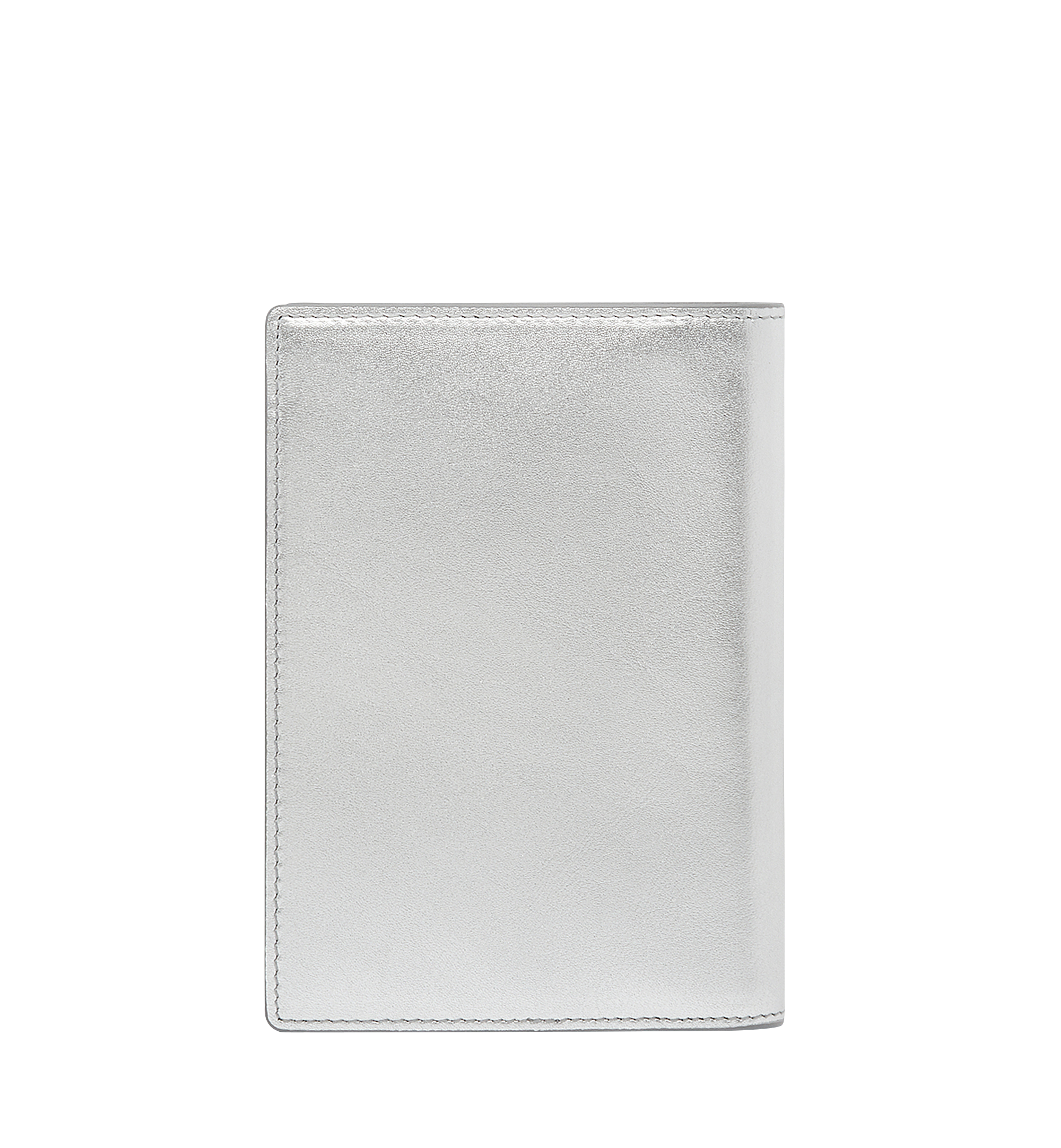 MCM Robot Passport Holder in Nappa Leather Silver MZV8SRO50SV001 Alternate View 2
