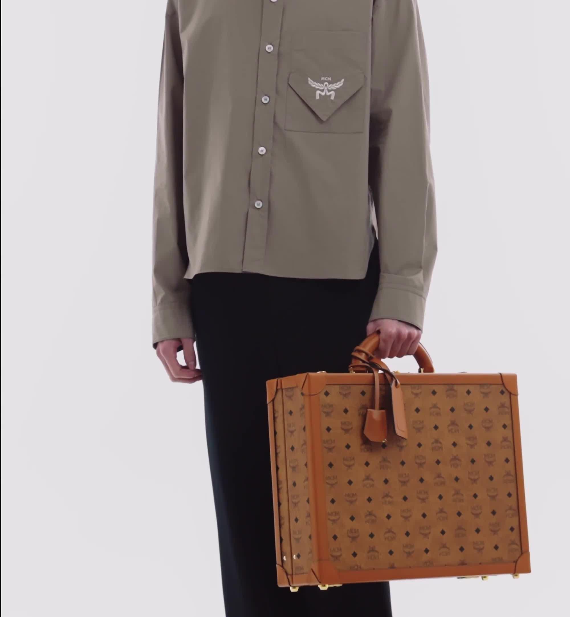 Mini Suitcase in Visetos Cognac | MCM ®US