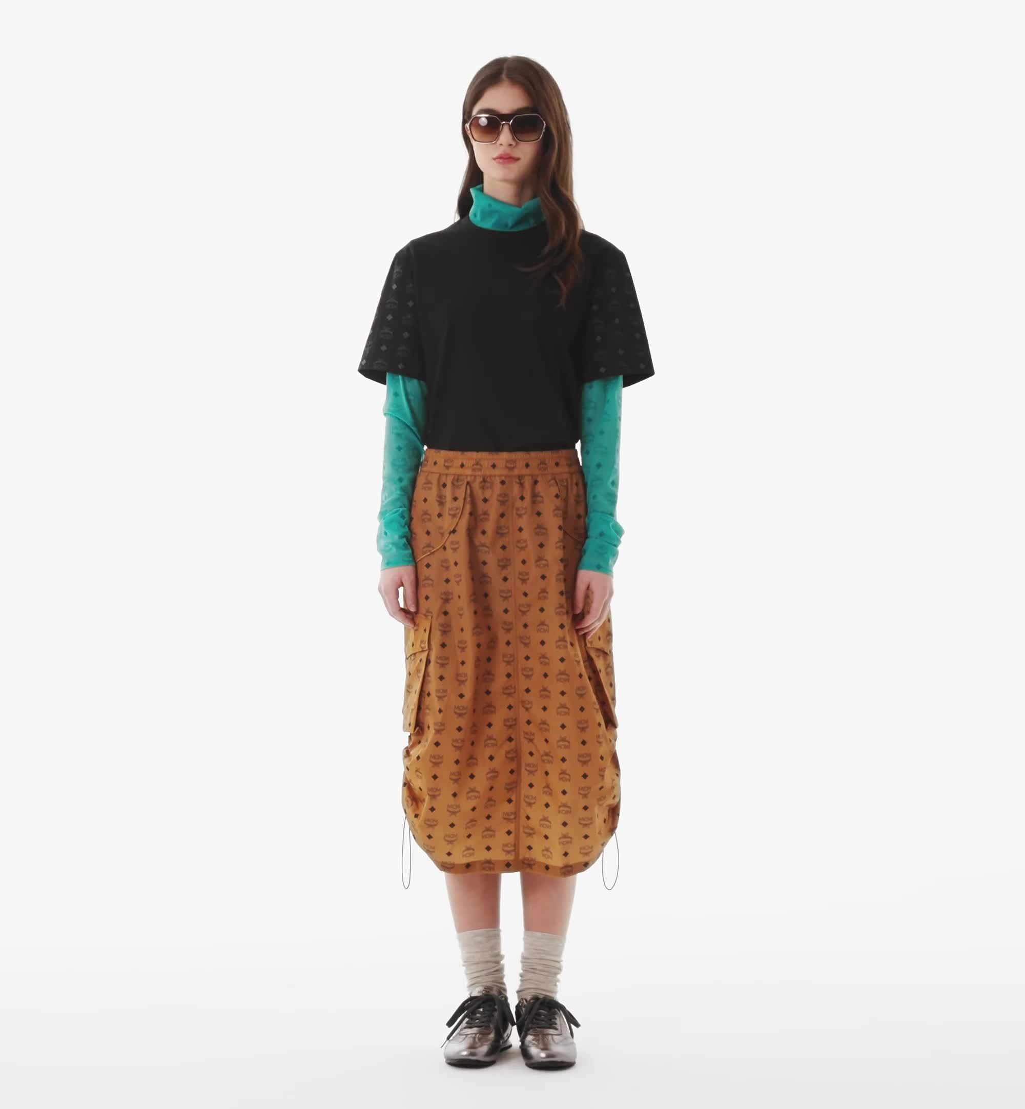 スカート T MONOGRAM SKIRT Tモノグラム ミニスカート: レディース ボトムス | Tory Burch JP
