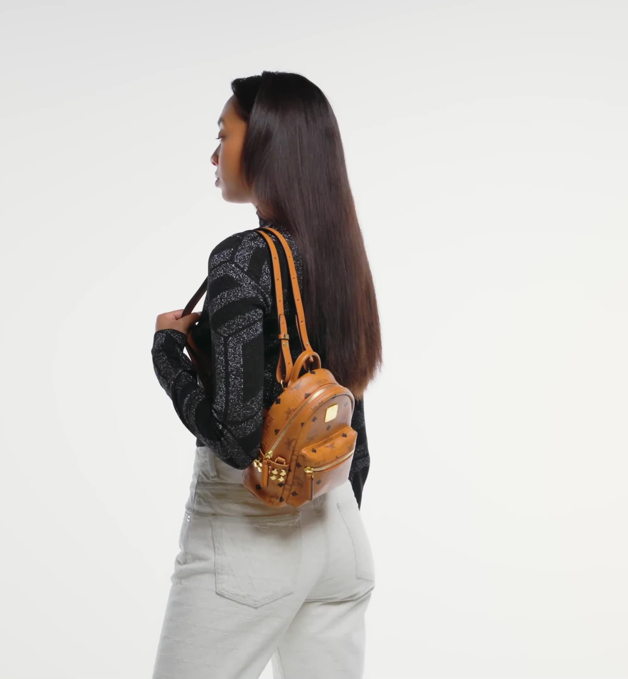 Mcm mini backpack online crossbody