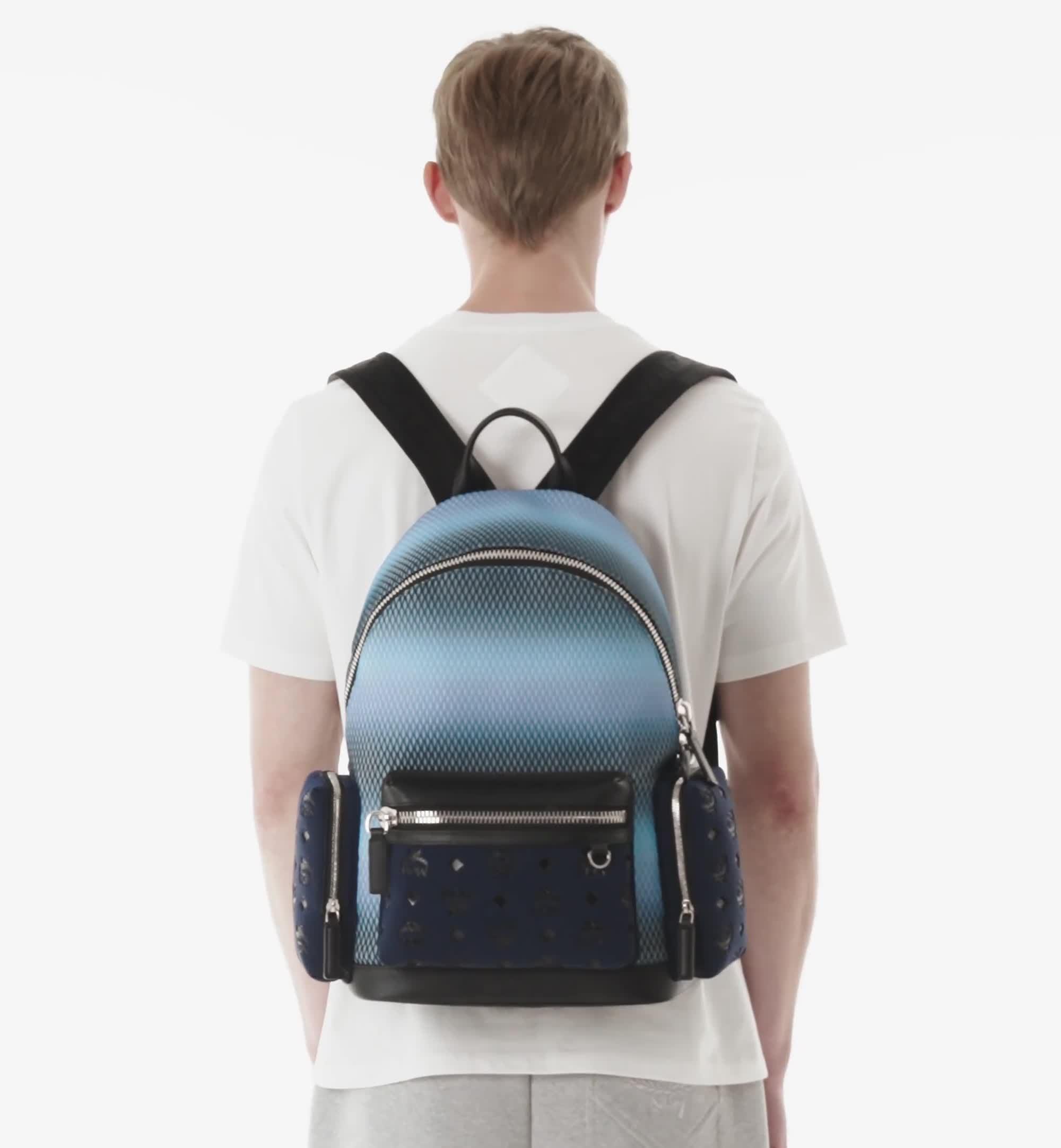 Medium Stark Backpack in Gradation Mesh and Monogram