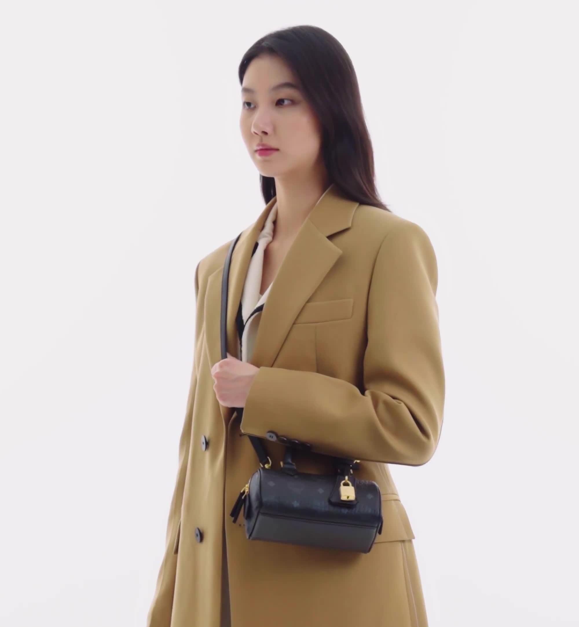 Small Ella Boston Bag in Visetos Black | MCM ®US