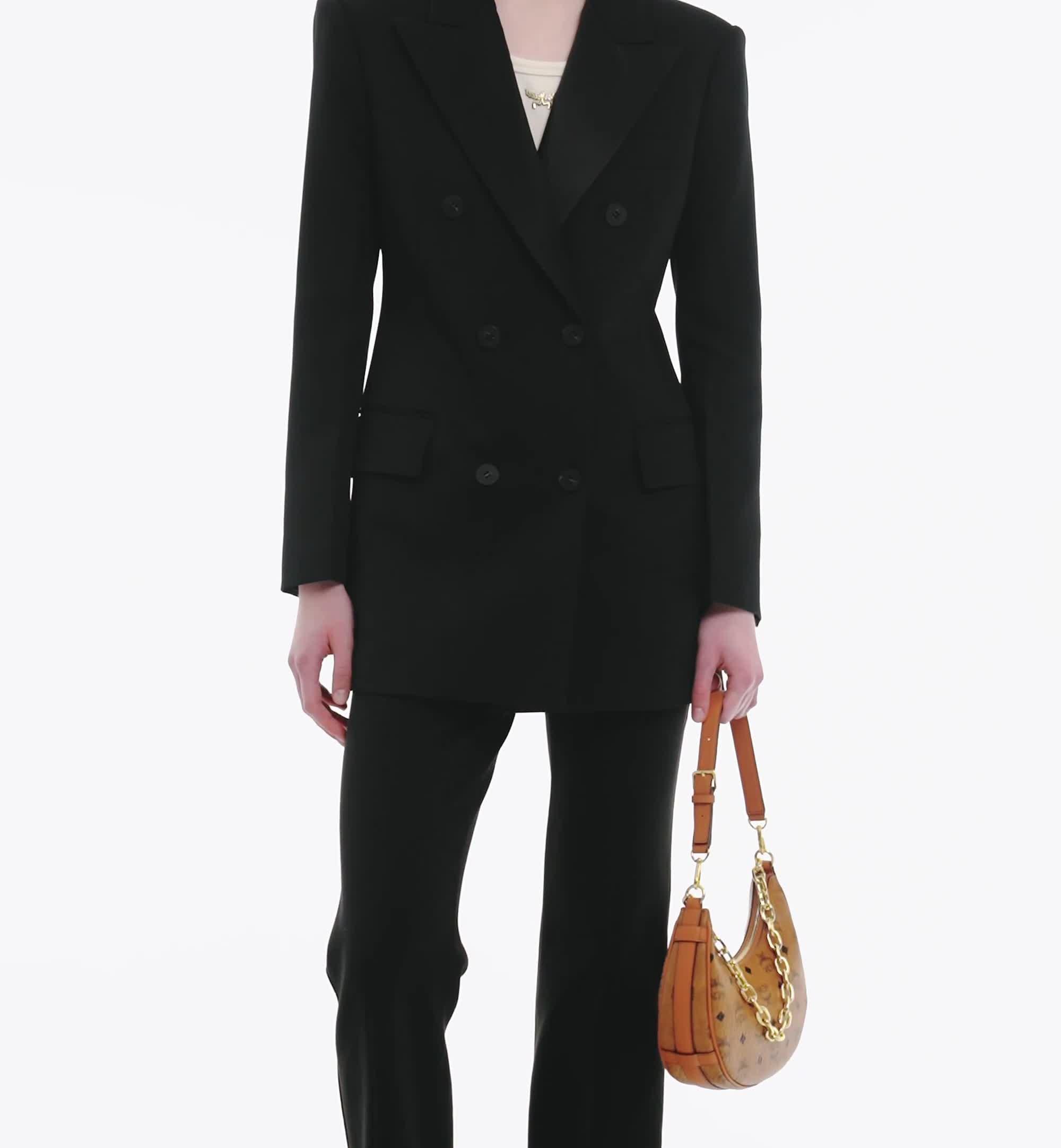 ショルダーバッグ・ポシェット MCM 'Aren Crescent Hobo' shoulder bag Small Aren Crescent Hobo Bag in Visetos Cognac | MCM ®US