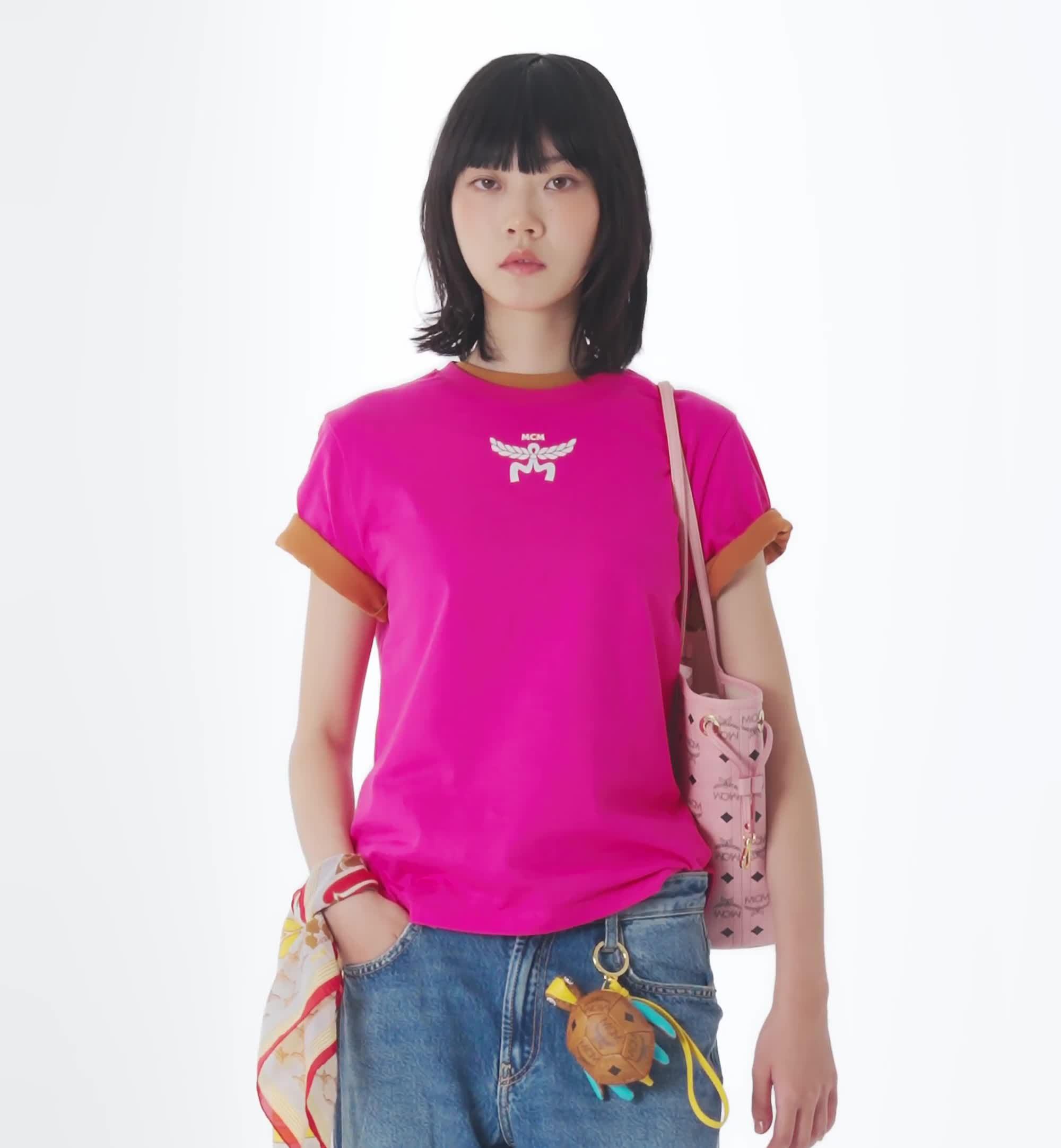 Small Liz Shopper in Visetos Pink | MCM ®TH