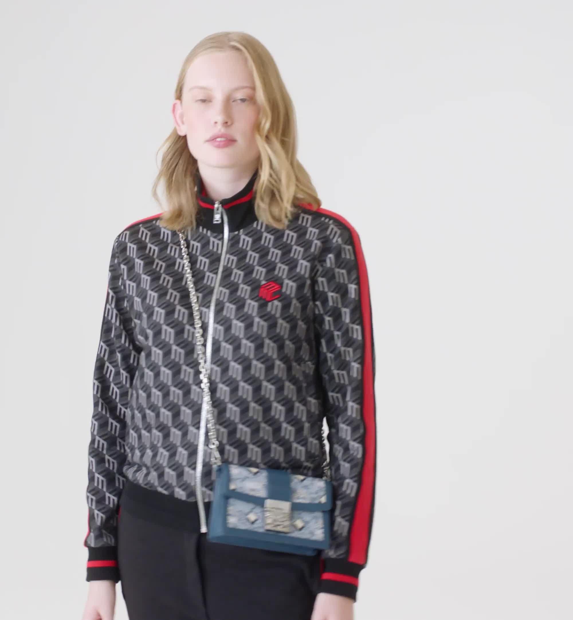 Mini Tracy Crossbody in Vintage Monogram Jacquard Blue | MCM ®JP