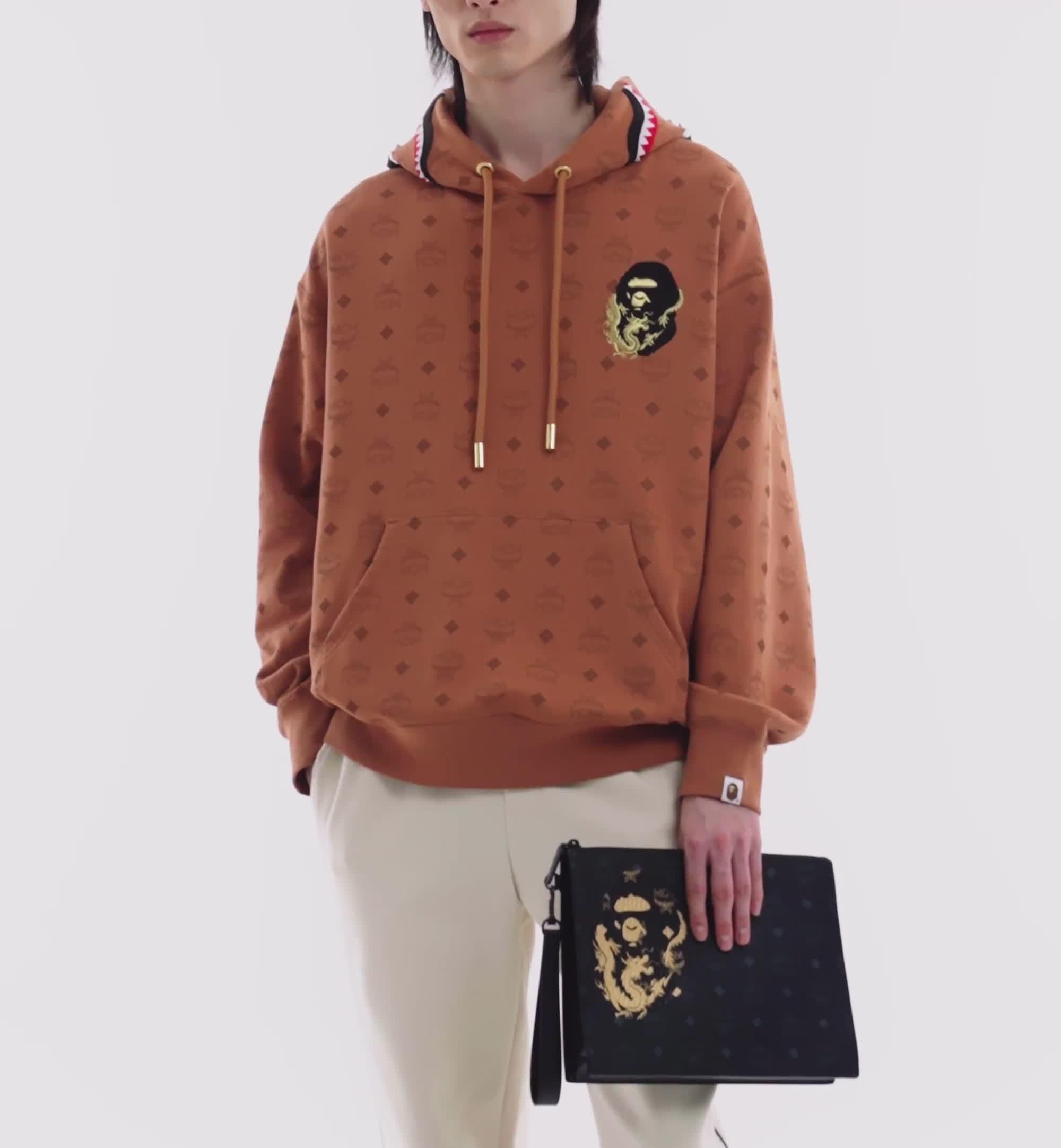 Mcm x best sale bape hoodie